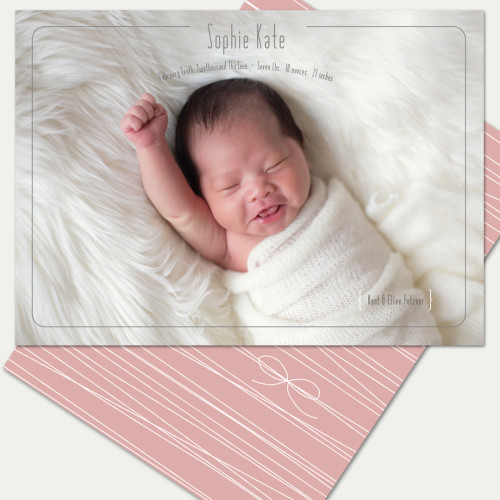 Birth Announcement photoshop template for photographers