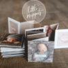 3x3 mini accordion templates, newborn