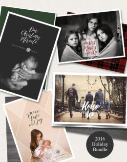 Christmas template, Holiday card